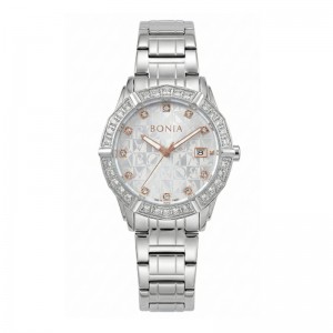 Bonia BNB10651-2313S Silver White New