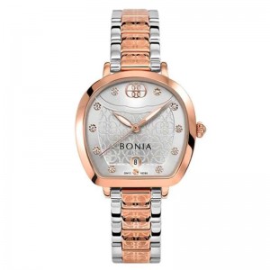 Bonia BNB10765-2617 Silver Rosegold