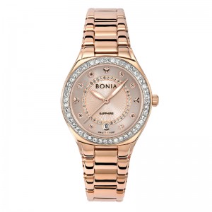 Bonia BNB10801-2577S Sapphire Full Rosegold