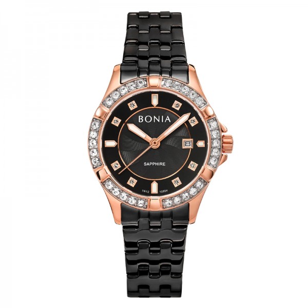 Bonia BNB10804-2037S Elegance Rosegold Black