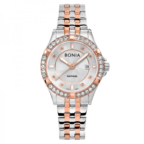 Bonia BNB10804-2617S Elegance Silver Rosegold