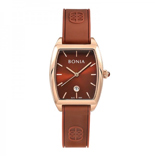Bonia BNB10837-2542 Brown Rubber