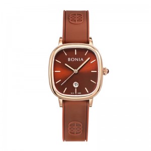 Bonia BNB10839-2542 Brown Rubber