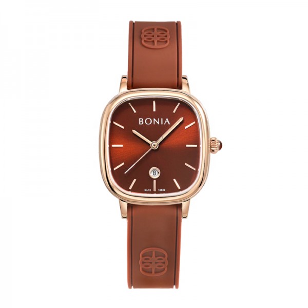 Bonia BNB10839-2542 Brown Rubber