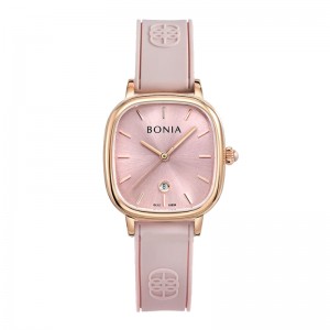 Bonia BNB10839-2572 Pink Rubber