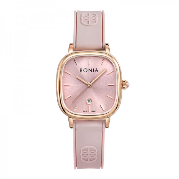 Bonia BNB10839-2572 Pink Rubber