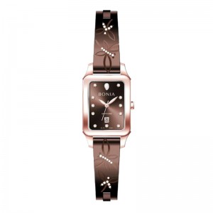 Bonia B10841-2047 Rosegold Brown Lady Sapphire