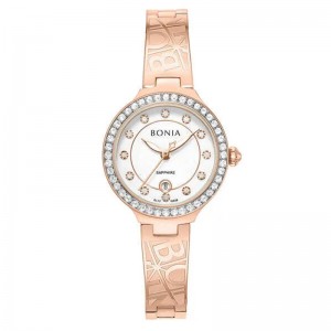 Bonia BNB10938-2517S Rosegold White