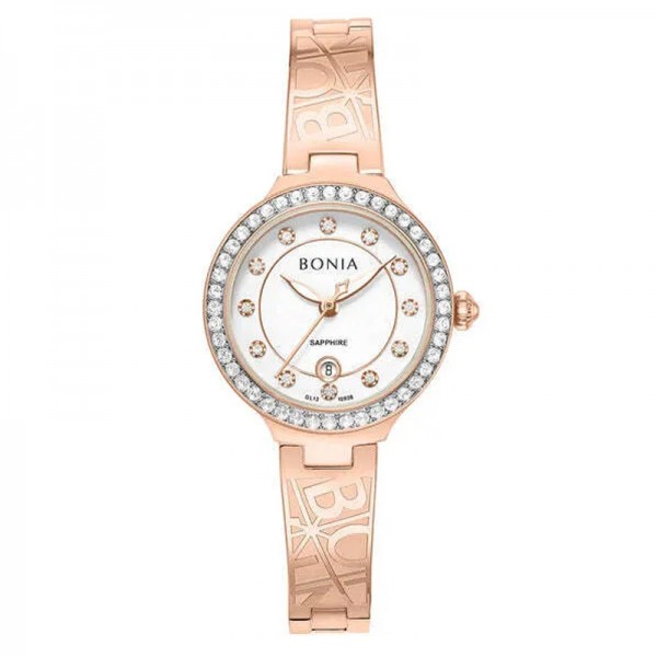 Bonia BNB10938-2517S Rosegold White Bonia BNB10938-2517S Rosegold White