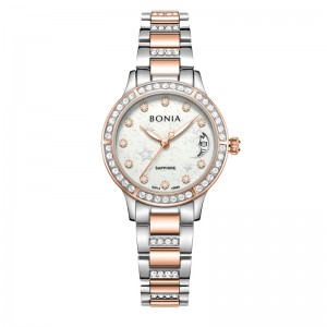 Bonia BNB10960-2617S Silver Rosegold
