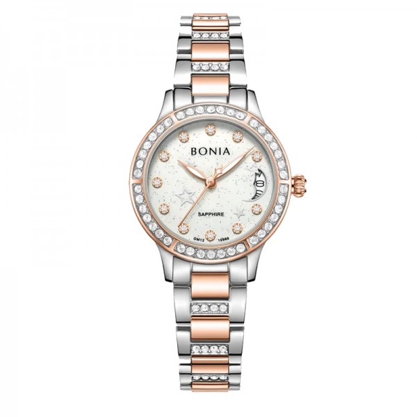 Bonia BNB10960-2617S Silver Rosegold