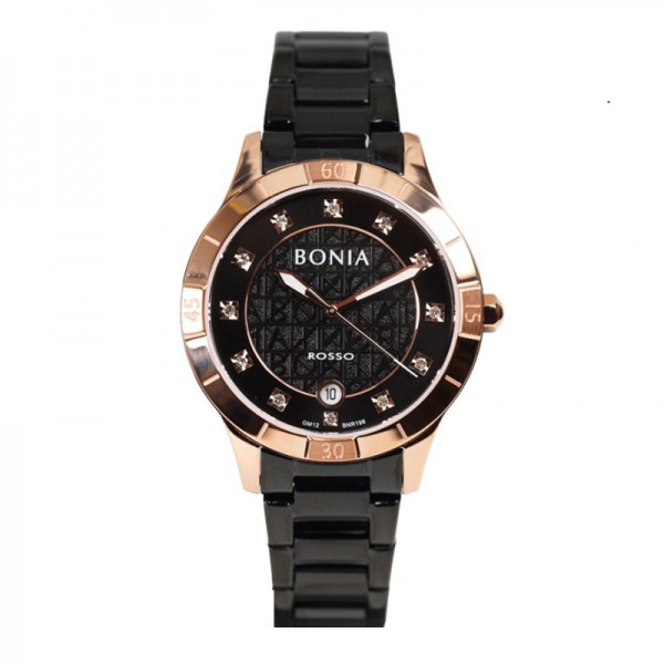 Bonia BR196-2037 Rosegold Black Bonia BR196-2037 Rosegold Black