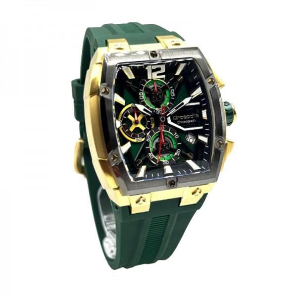 Crocodile CM-051C34D Black Green Crocodile CM-051C34D Black Green