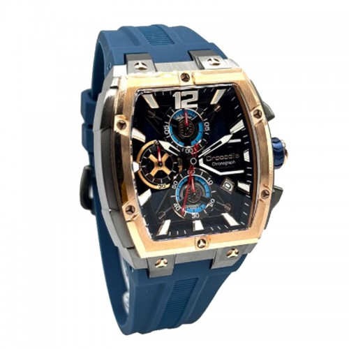 Crocodile CM-051D34C Rosegold Blue