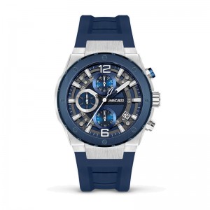  Ducati DTWGO0000802 Silver Blue Rubber