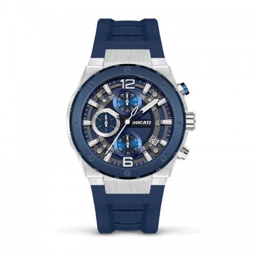  Ducati DTWGO0000802 Silver Blue Rubber