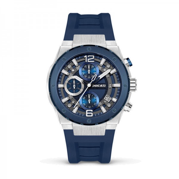  Ducati DTWGO0000802 Silver Blue Rubber