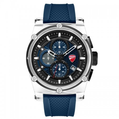  Ducati DTWGO0001602 Silver Blue Rubber