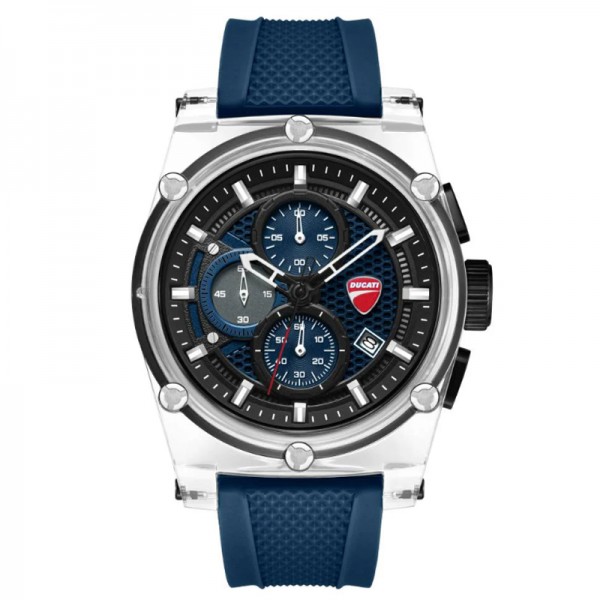  Ducati DTWGO0001602 Silver Blue Rubber