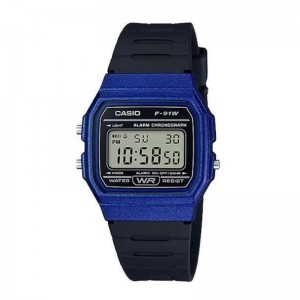 Casio F-91WM-2ADF Blue
