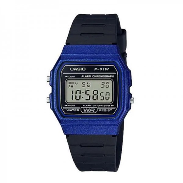 Casio F-91WM-2ADF Blue