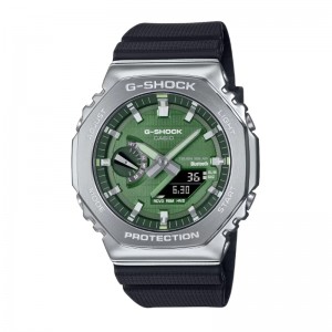 Casio G-Shock GBM-2100A-1A3DR Green Dial Black Rubber