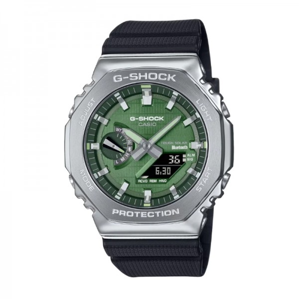 Casio G-Shock GBM-2100A-1A3DR Green Dial Black Rubber