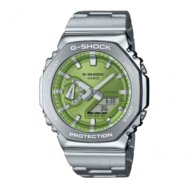 Casio Gshock GM-2110D-3ADR G-Steel CasiOak Green