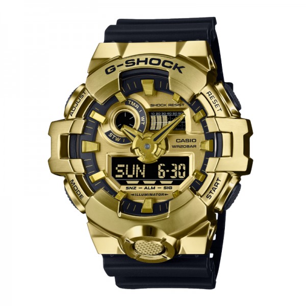 Casio Gshock GM-700G-9ADR Gold Black Resin