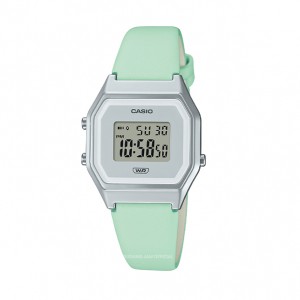 Casio General LA680WEL-3DF Green Leather