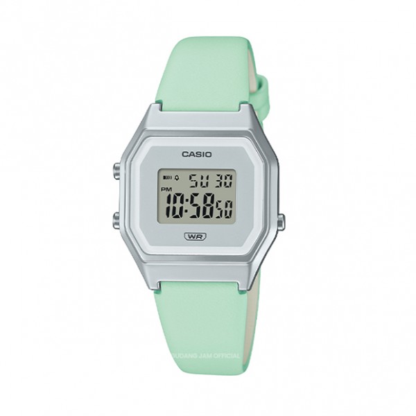 Casio General LA680WEL-3DF Green Leather