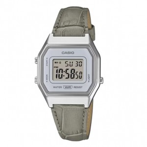 Casio General LA680WEL-8A2DF Grey Leather