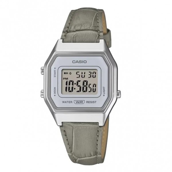 Casio General LA680WEL-8A2DF Grey Leather