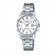 Casio LTP-V004D-7BUDF Silver White Steel