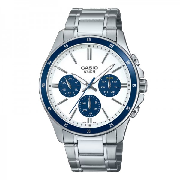 Casio MTP-1374D-7A2VDF Silver Blue