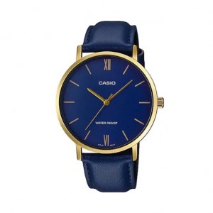 Casio MTP-VT01GL-2BUDF Blue Leather
