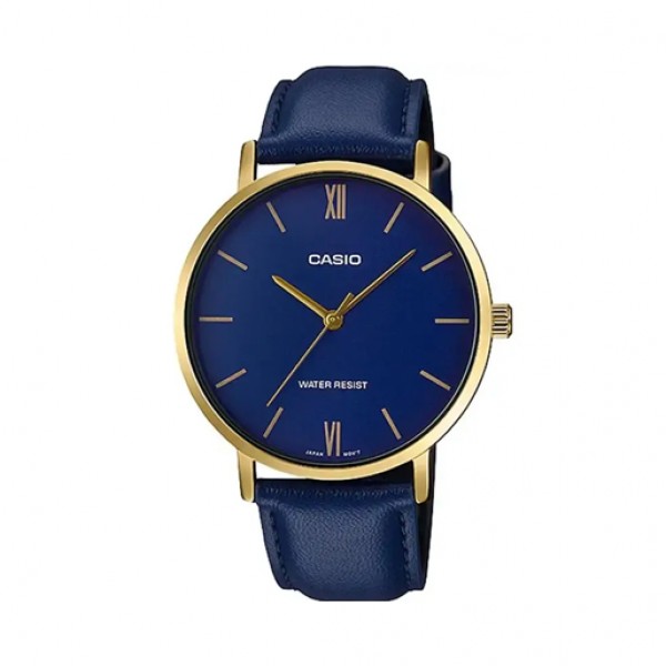 Casio MTP-VT01GL-2BUDF Blue Leather