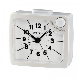Jam Meja Weker Seiko QHE120W White