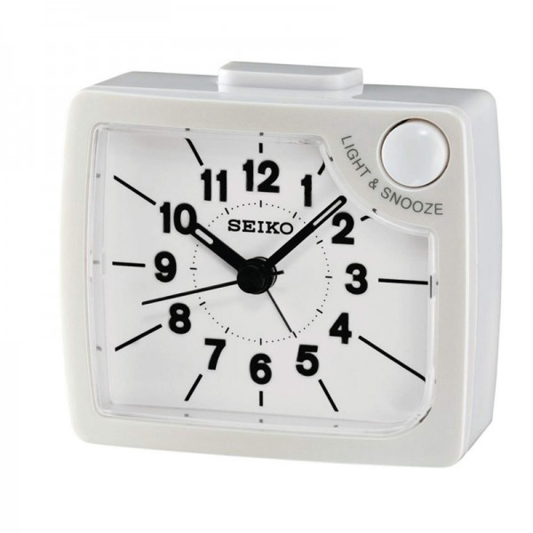 Jam Meja Weker Seiko QHE120W White