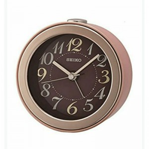 Jam Meja Weker Seiko QHE172P Pink