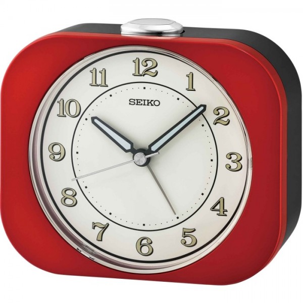 JAM MEJA WEKER SEIKO QHE195R Red