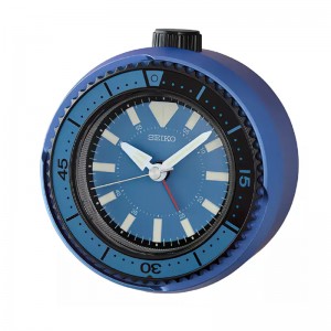 Jam Meja Weker Seiko QHE207E Blue