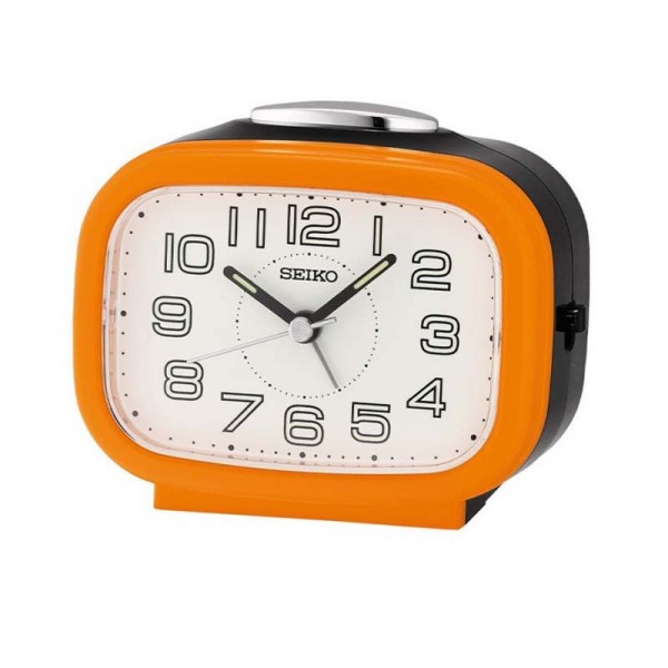 JAM MEJA WEKER SEIKO QHK060E Orange