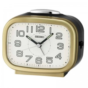 JAM MEJA WEKER SEIKO QHK060G Gold
