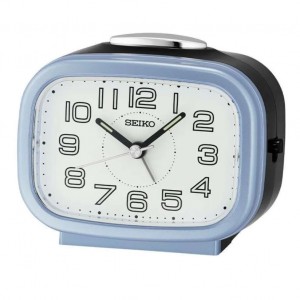JAM MEJA WEKER SEIKO QHK060L Light Blue
