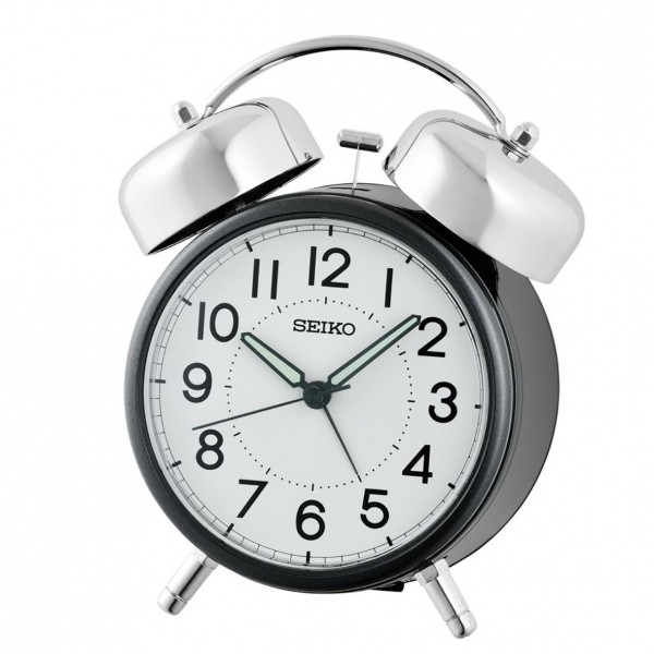 Jam Meja Weker Seiko QHK063K Black