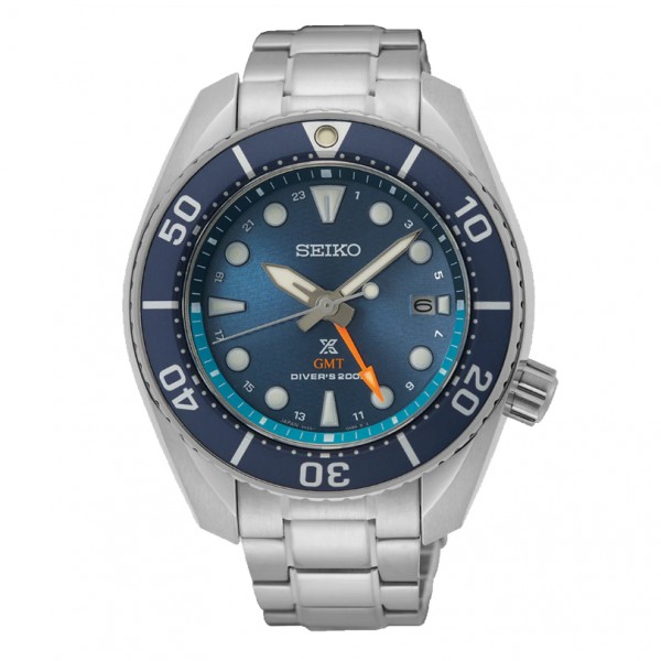 Seiko SFK001J1 Silver Blue Divers 200M GMT