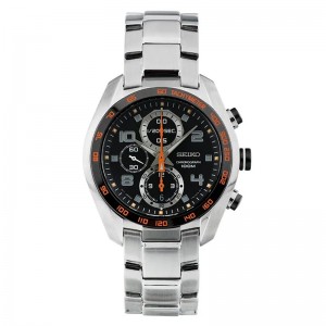 Seiko SNDD37 SNDD37P1 Silver Black Orange