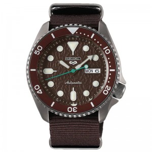 Seiko SRPD85K1 Seiko 5 Automatic Brown Nylon Strap