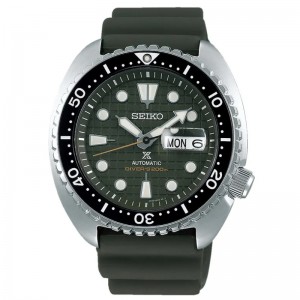 Seiko SRPE05K1 King Turtle Automatic Green Rubber